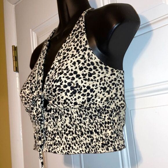 URBAN OUTFITTERS Jolie Cheetah Leopard Cutout Cami Top Womens Medium - Picture 4 of 15